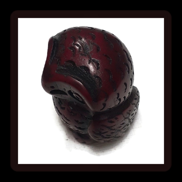 Small resin owl statue ~ 1.5 inches tall - Picture 5 of 7